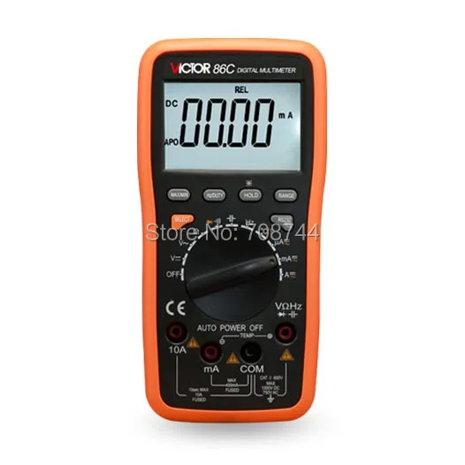 VICTOR VC86C цифровой мультиметр USB 3 3/4 мультиметр|multimeter meter|digital multimeter meterdigital |