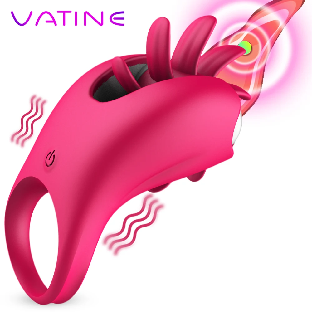 Vatine Vagina Clitoris Stimulate Tongue Licking Rotation -2591