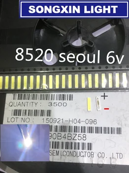 

3500PCS FOR SEOUL SMD 8520 6V 2-CHIP LED Backlight 1W 8520 6V Cool white 95-100LM TV Application COLD WHITE
