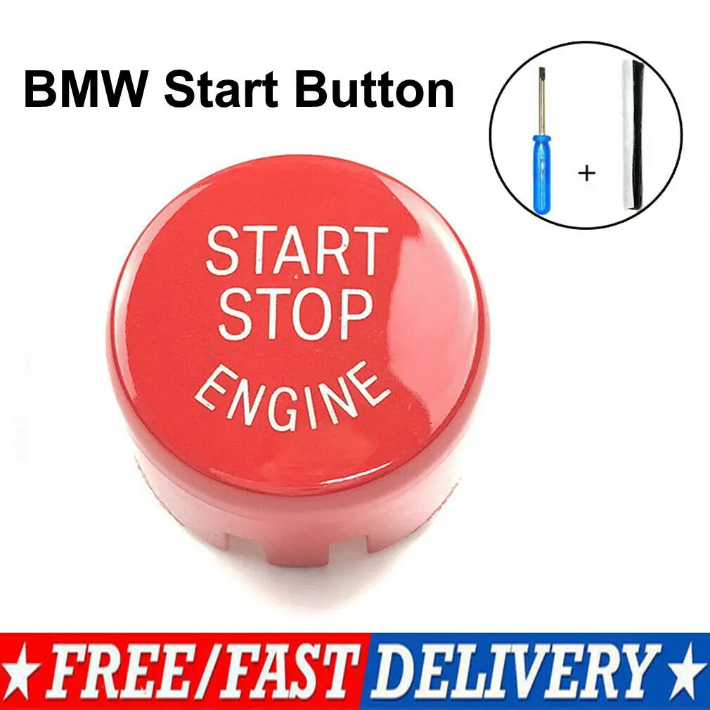 

Red Engine Start Button Replacement Kit For BMW F Chassis Series F10 F20 F30