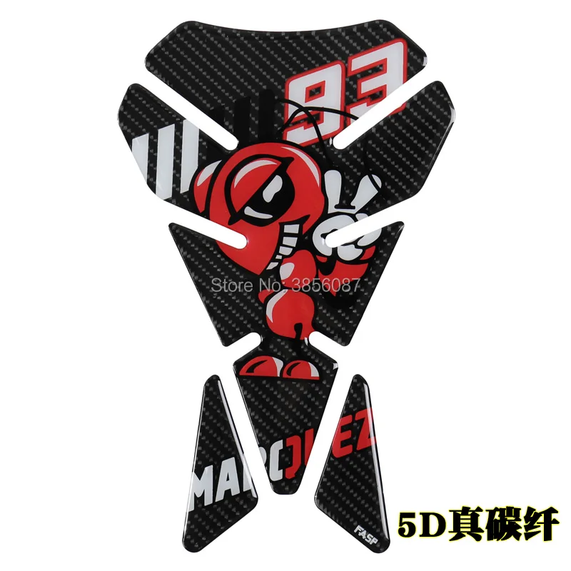 

FASP #93 tank pad 5D carbon fibre Decal & Sticker For Professional racing Motorcycle