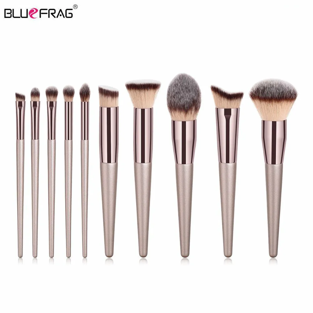 

Professional 10 Style Make Up Brushes Powder Brush Foundation Eyeshadow Eyebrow Eyeliner Eye Lip Makeup Brushes Beauty Tools