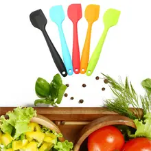 Красочная интегрированная высокотемпературная силиконовая лопаточка для выпечки силиконовая лопатка