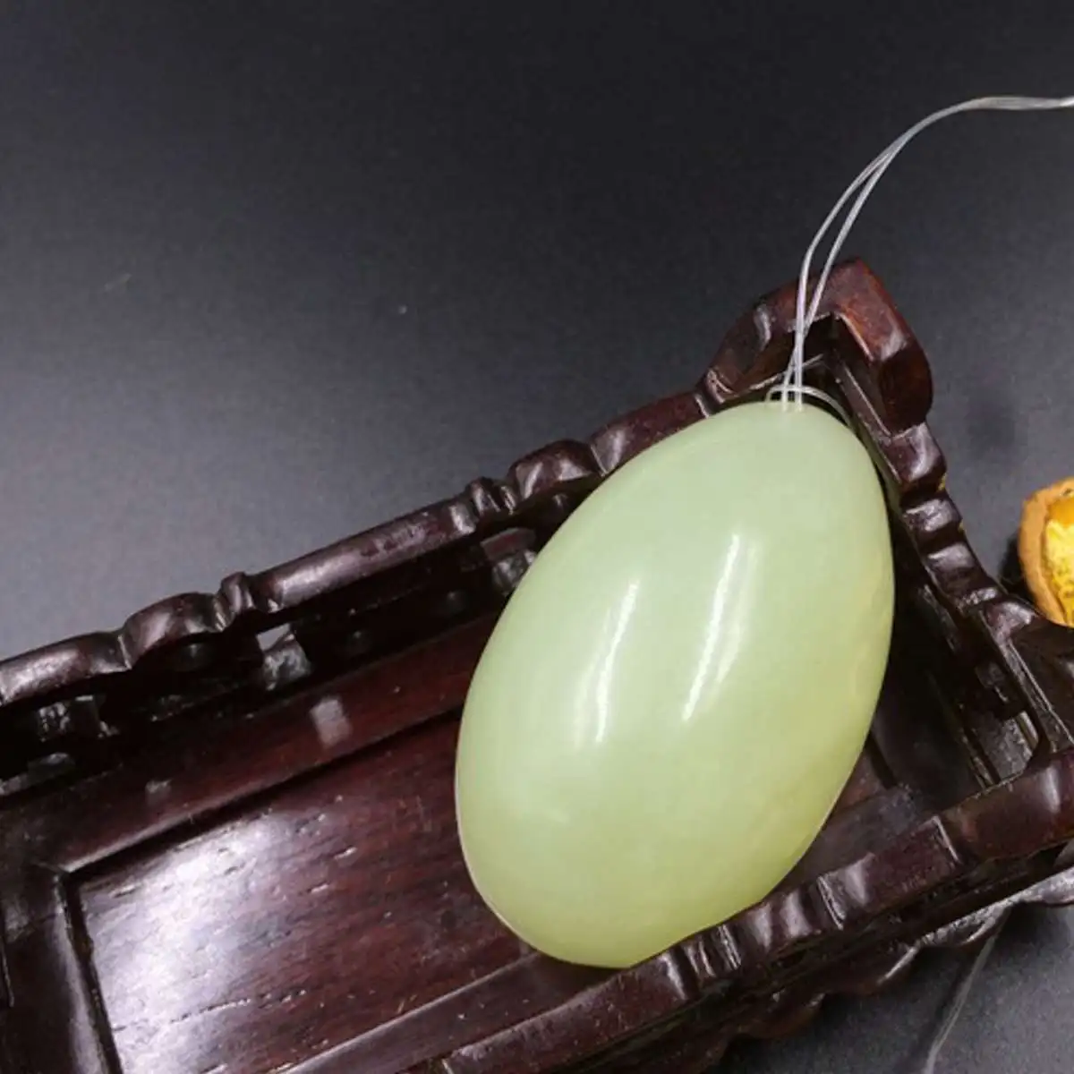 3 шт. яички из натурального нефрита Yoni для упражнений Кегеля мышц тазового дна
