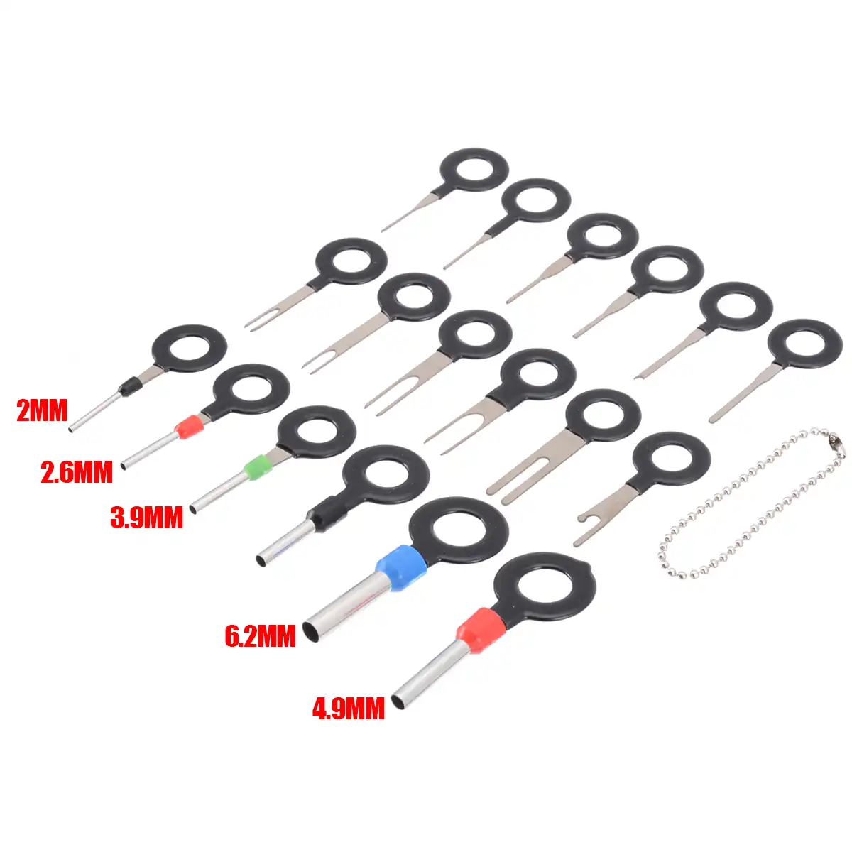 New 18pcs Car Wire Terminal Removal Tool Electrical Wiring Crimp Connector Release Pin Puller Extractor Kit