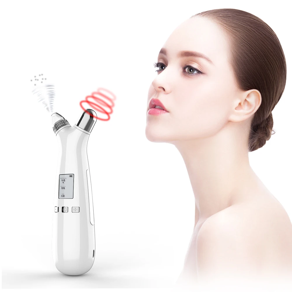 Double Head Vacuum Pore Cleaner Face Cleaning Blackhead Acne Removal