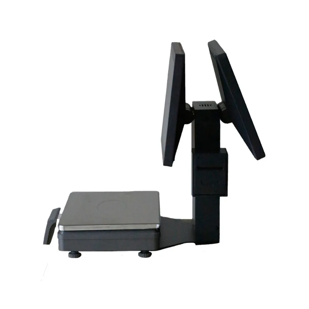 New Fruit Shop 15kg Price Computing Weighing Scale with Double Touch Screen for POS Cash Register S