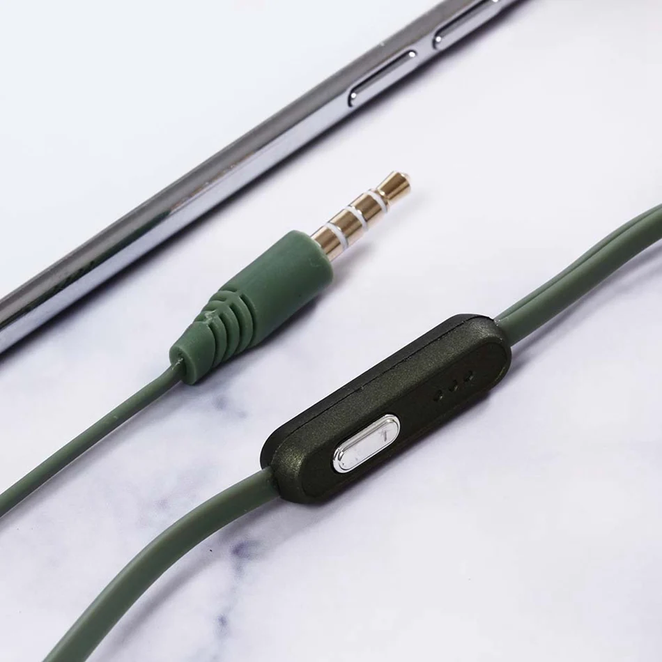 KISSCASE универсальные проводные наушники для Samsung Xiaomi Huawei Bass стерео спортивные