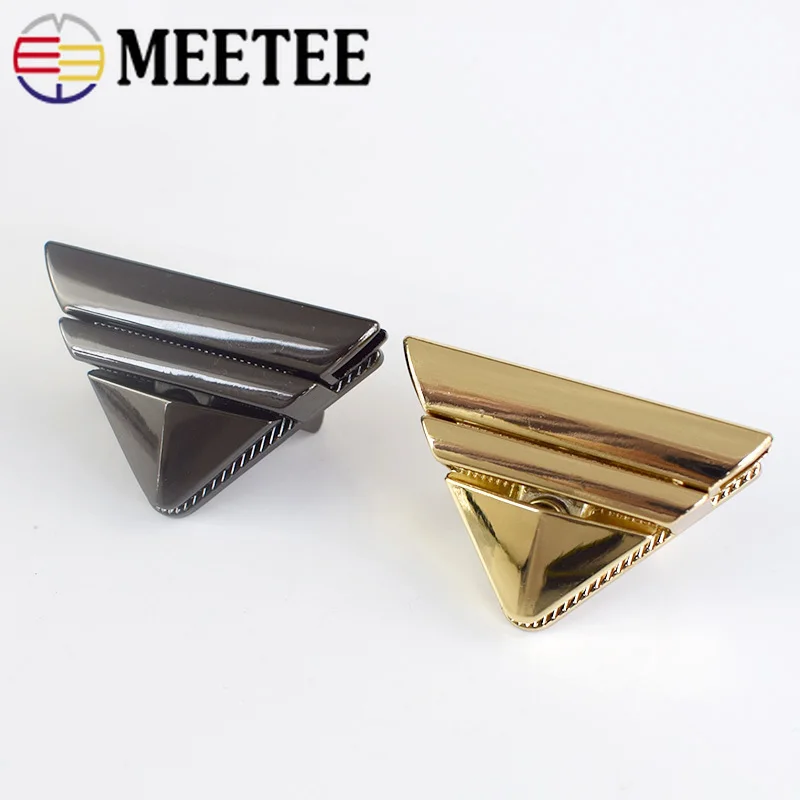 

2Pcs Women Bag Metal Lock Handbag Decorative Mortise Locks Twist Turn Lock Snap Clasps Closure DIY Hardware Accessories BF102