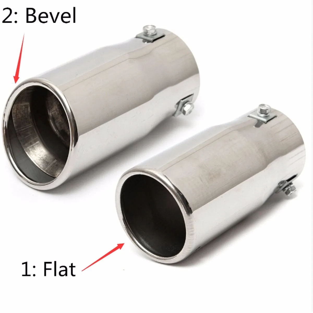 Vehicle Chrome Exhaust Pipe Tip Car Auto Muffler Steel Stainless Trim Tail Tube Auto Replacement Parts Exhaust Systems Mufflers Vehicle Chrome Exhaust Pipe Tip Car Auto Muffler Steel Stainless Trim Tail Tube Auto Replacement Parts Exhaust Systems Mufflers