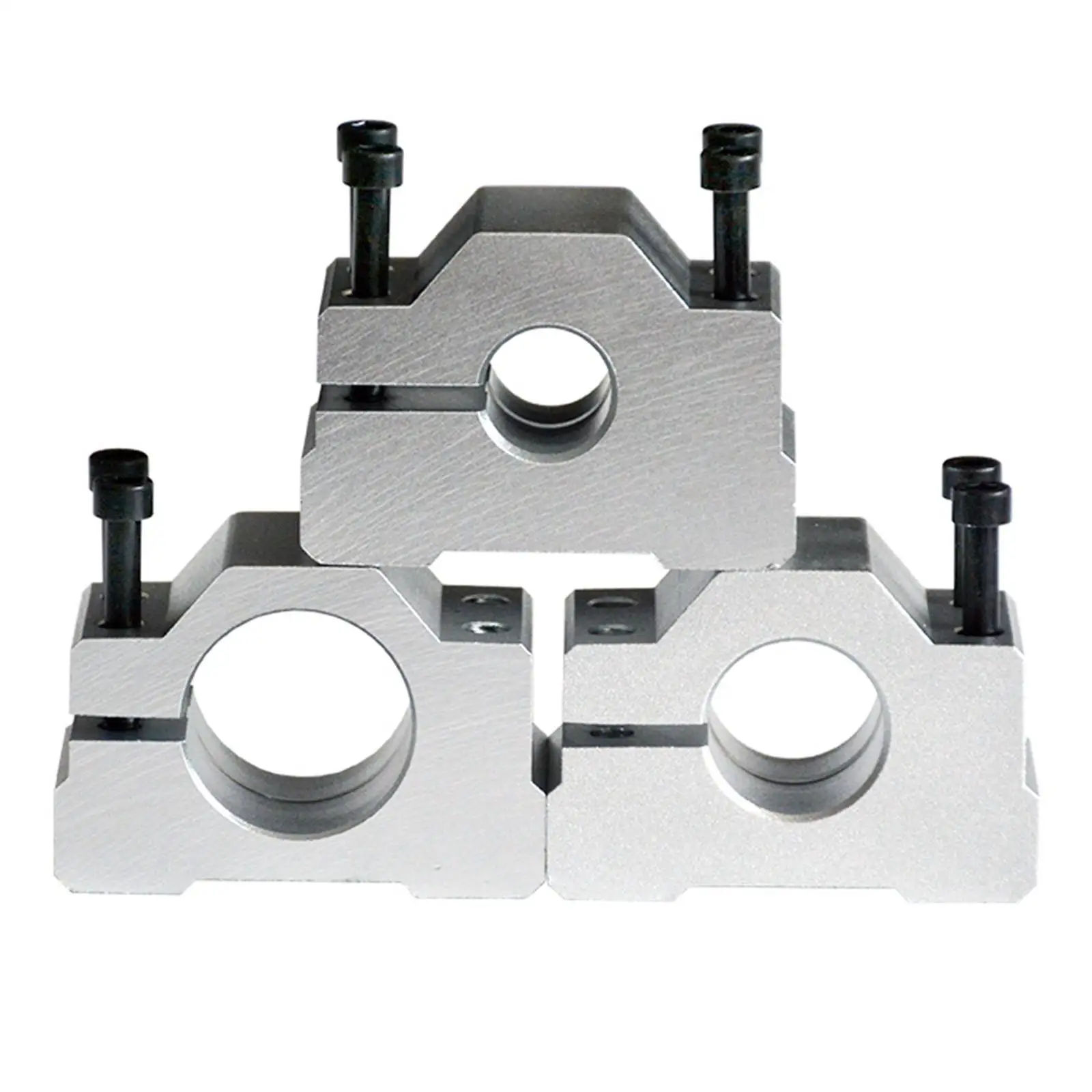 

Cast Aluminum 30mm Inner Diameter M6 CNC Engraving Machine Spindle Motor Clamp Cas Fixture Holder Bracket D-Style