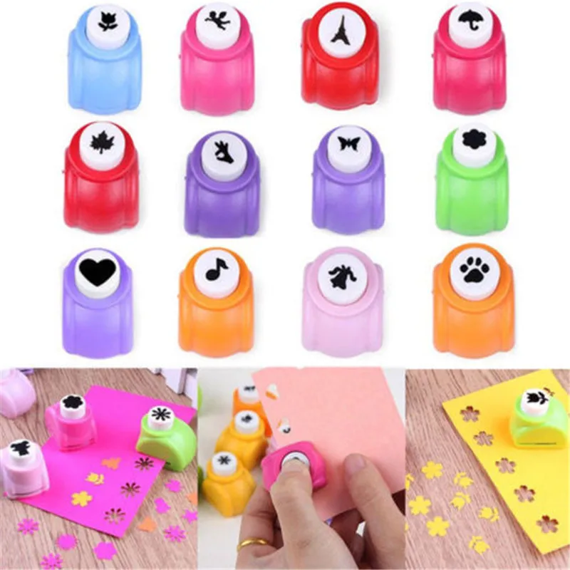 

Hot Creative 1PC Hole Punch Craft DIY Embossers Scrapbooking Cards Printing Paper Shaper Mini Cutter Art Crafts New Arrival 2019