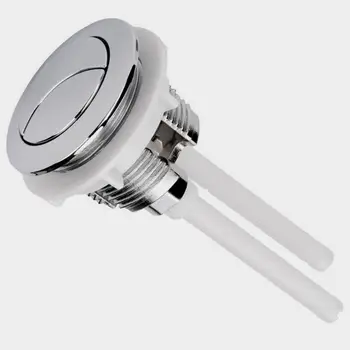 38/48/58mm Universal Toilet Button Dual Push Button Flush Toilet Water Tank Double Crescent Shape 2 Rods universal flush toilet cistern tank single push button flush 38mm mounting hole