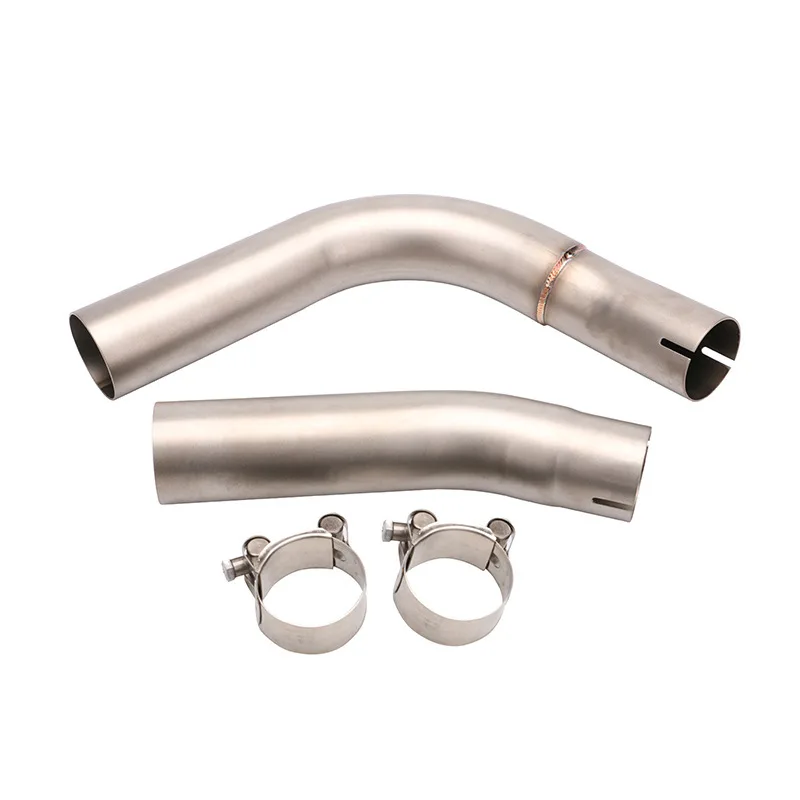 

Medium Connection Muffler Chrome Motorcycles Exhaust Tail Muffler Pipe Polished Stainless Steel For YAMAHA YZF-R1