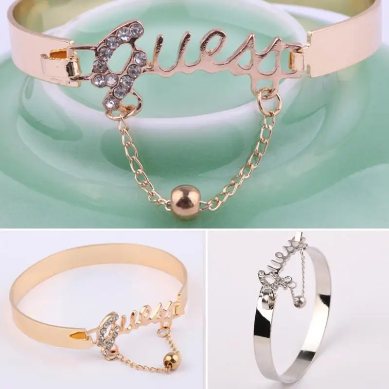 Модные ювелирные изделия любовь изысканный браслет аксессуар стразы украшение