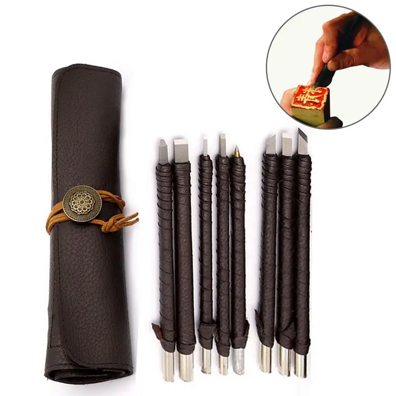 Tungsten Carving Pen Set Graver Lettering Engraving Tool Leather Durable High Hardness Wear Heat Corrosion Resistance Strength | Дом и сад