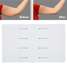 4 Stks/doos Instant Arm Lift Mannen Vrouwen Afslanken Patch Ademend Anti-Zweet Beauty Hand Sticker Strakke Arm Vet Verliezen afslanken Product
