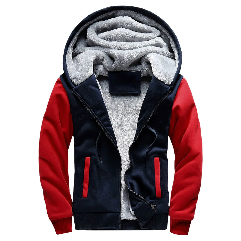 

2019 New Men Winter Autumn Hoodies Blank Pattern Fleece Coat Baseball Uniform Sportswear Jacket Wool Make To Order Designs