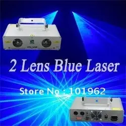 2 линзы синий цвет лазерные огни DJ Дискотека сценическая световая система