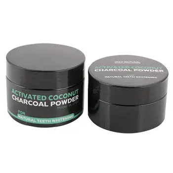 

30g/60g Natural Coconut Activated Charcoal Tooth Whitening Powder