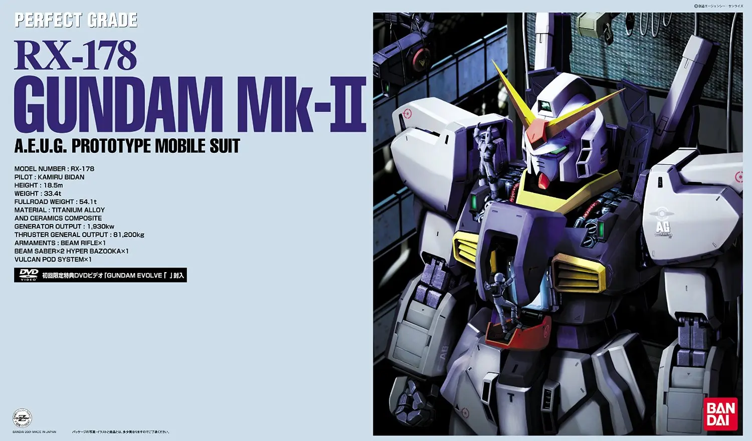 Bandai Gundam идеальный класс PG 1/60 RX 178 MK II A.E.U.G мобильный костюм сборки модель наборы
