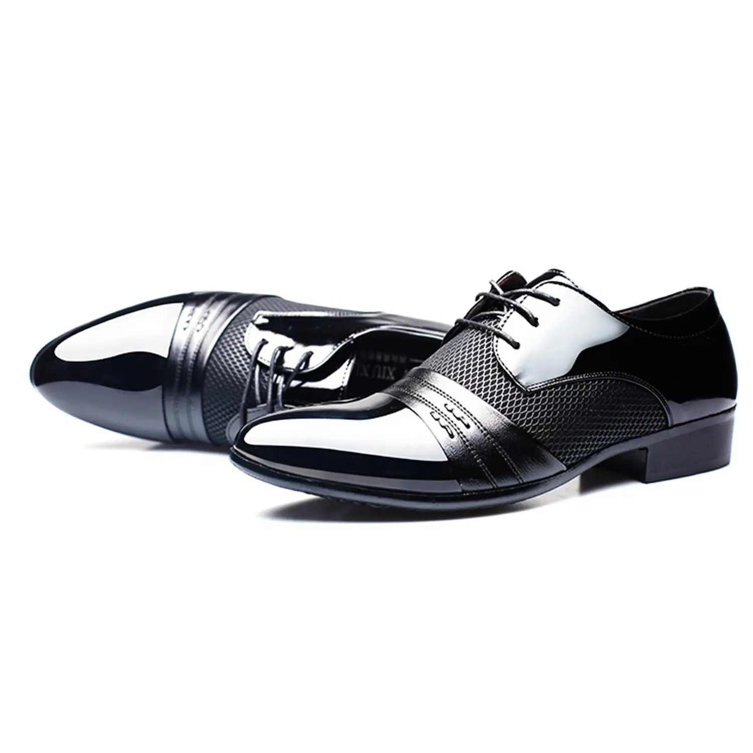 FGGS Classical Fashion Wedding Flats Shoes Men Dress Luxury Men'S Business Oxfords Casual Shoe Black / Brown Leather Derby Sho FGGS Classical Fashion Wedding Flats Shoes Men Dress Luxury Men'S Business Oxfords Casual Shoe Black / Brown Leather Derby Sho