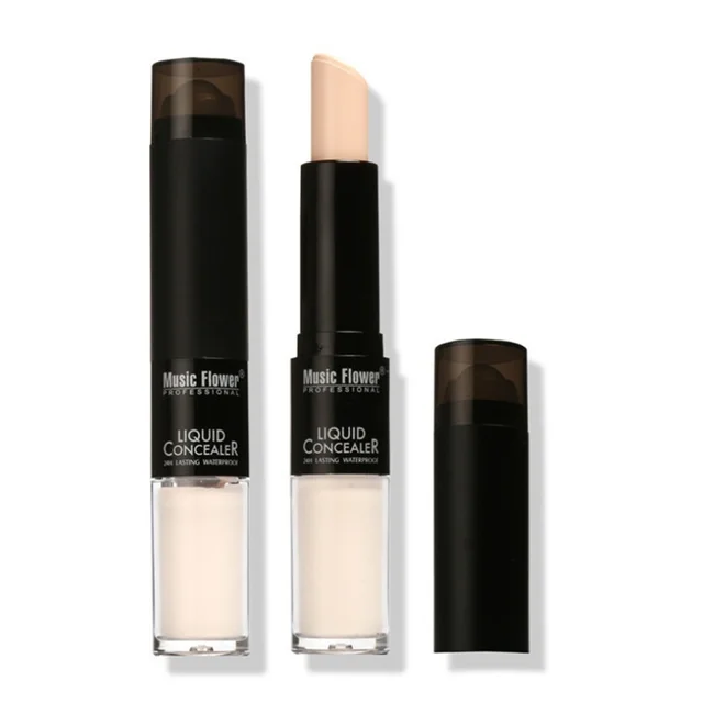 1 Piece Makeup Concealer Cream Foundation Cover Skin Face Contour Concealer Cosmetics Double Head Face Eye