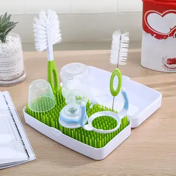 

Bottle Dry Rack Baby Bottle Drain Drying Racks Food Grade PP Storage Nipple Shelf Dishes Drainer Nipple Shelf Feeding Cup Holder
