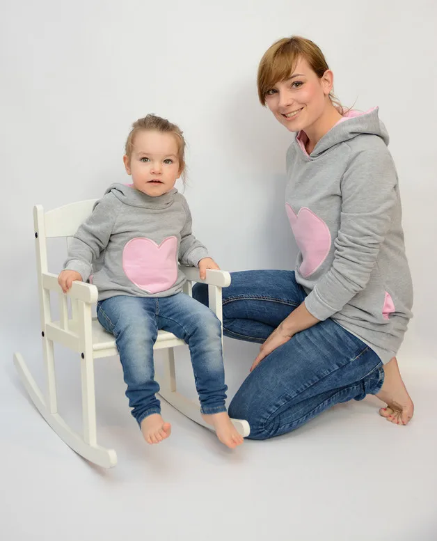 Новейший дизайн мама костюм для сына и мой для мамы и для дочери Толстовка Одинаковая одежда для семьи пуловер