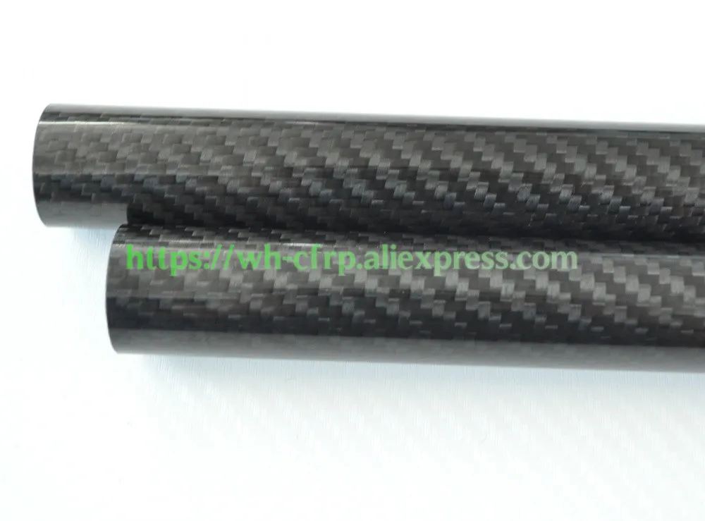 

12mm x 10mm x 500mm Carbon fiber tube, with 100% full carbon, Japan 3k improve material Quadcopter Hexacopter 12*10