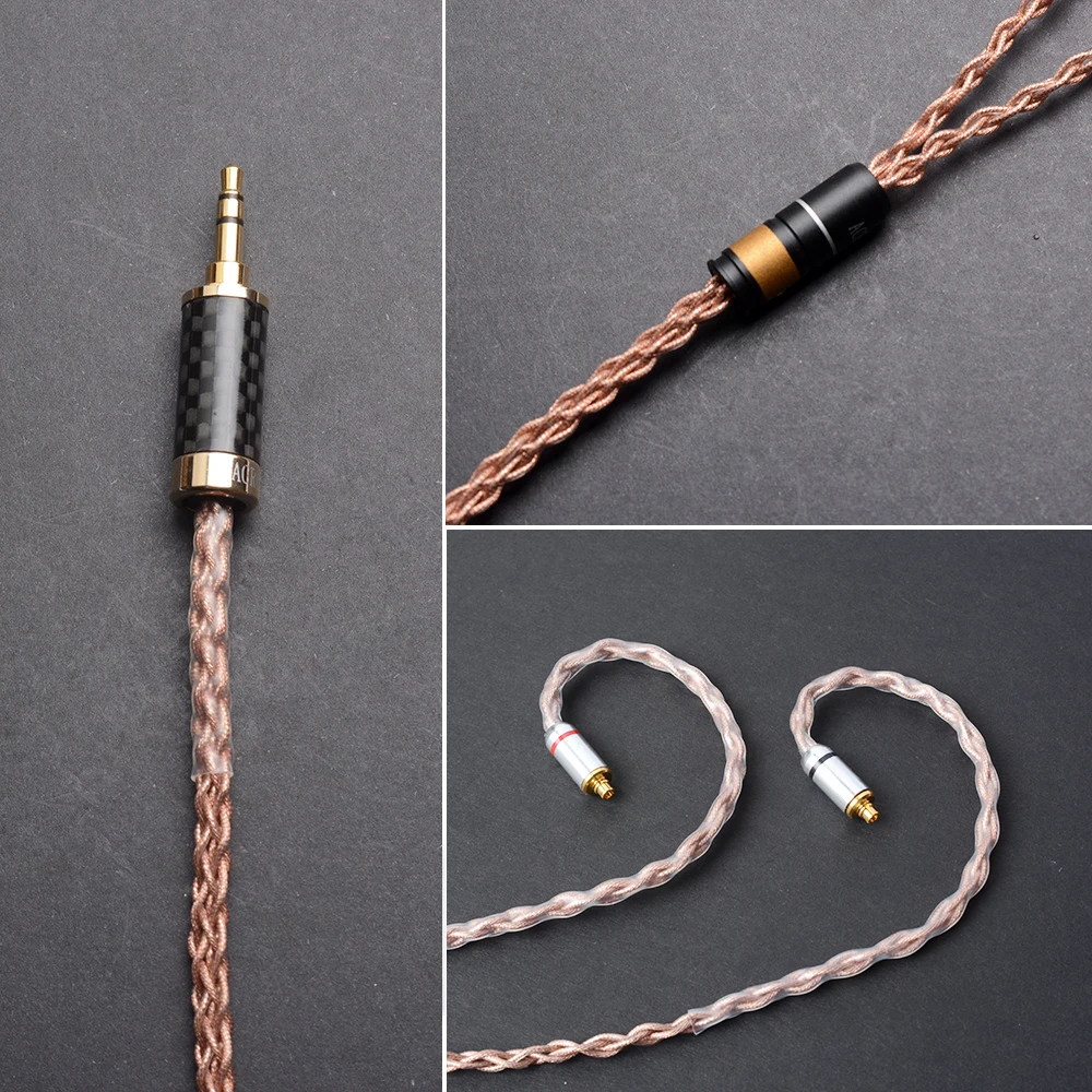 Кабель для наушников okscc MMCX jack Upgrade сменный шнур SHURE SE215 SE315 SE425 SE535 SE846 UE900S|Наушники и