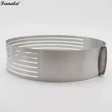 Выпечки инструменты Нержавеющая сталь многослойное кольцо Appr.8.5cm/3,4 дюймовый круглый торт Серебряная форма Пособия по кулинарии инструменты