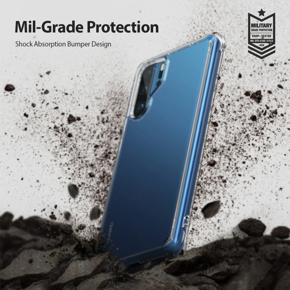 Ringke Fusion Case For Huawei P30 Pro Flexible Tpu and Clear Hard Back Cover Hybrid Case