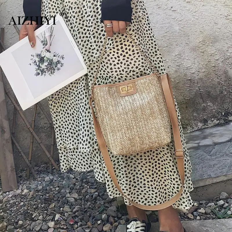 سترو نسج حقيبة يد المرأة أكياس الأزياء القش نسج النساء Crossbody حقيبة الشاطئ الكتف رسول حقائب الصيف حقيبة اليد سترو نسج حقيبة يد المرأة أكياس الأزياء القش نسج النساء Crossbody حقيبة الشاطئ الكتف رسول حقائب الصيف حقيبة اليد