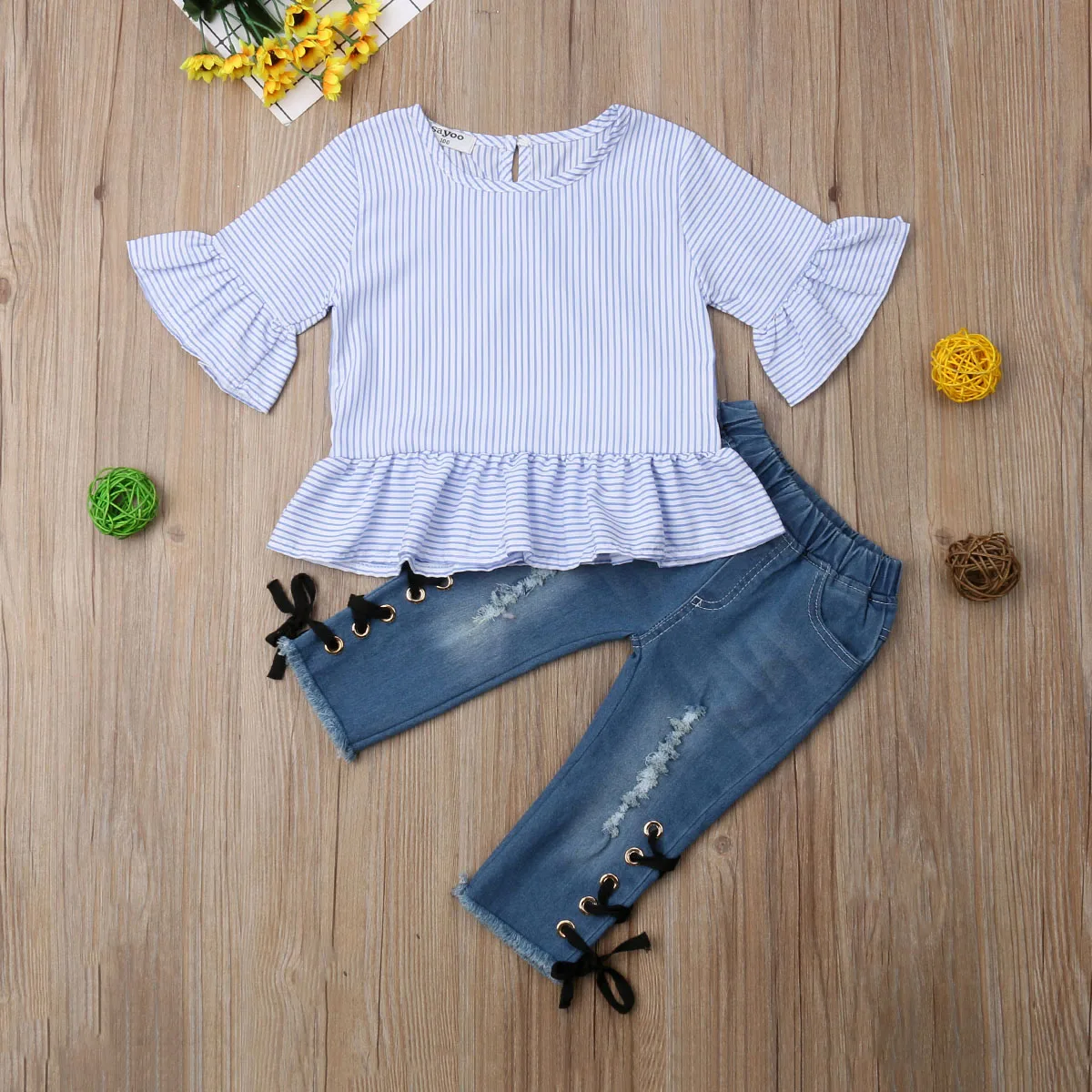 Комплект из 2 предметов для малышей и детей постарше маленьких девочек комплект