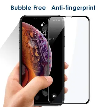 

Full Cover Screen Protector Glass Full Glue Film Anti-Dust Tempered Glass for iPhone xs max xr 6 6s 7 8 plus camdems 50pcs