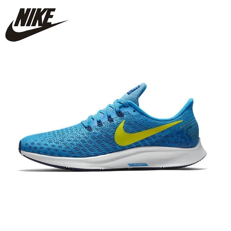 NIKE AIR ZOOM PEGASUS 35 оригинальные мужские кроссовки сетчатая дышащая обувь супер легкая поддержка спортивные кроссовки для мужчин обувь