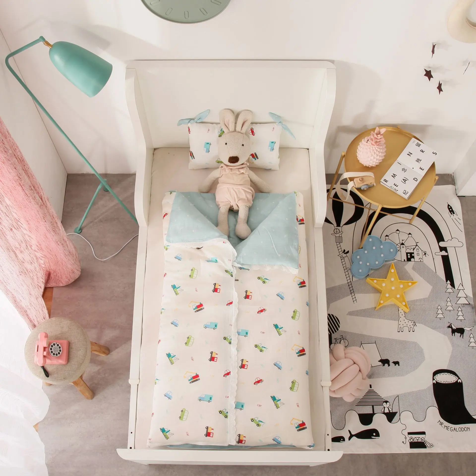 Детское Хлопковое одеяло двойного назначения, спальный мешок, детское противоскользящее одеяло, детские постельные принадлежности, съемное Хлопковое одеяло для новорожденных