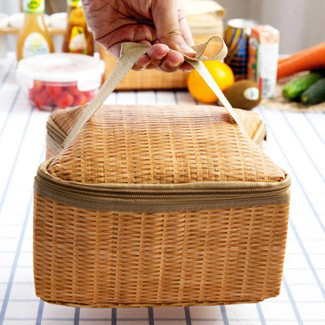 Новая сумка для обеда еда сумки для пикника для женщин дети Портативный Термоизолированный кулер сумка для обедов Tote Сумка для хранения для пикника