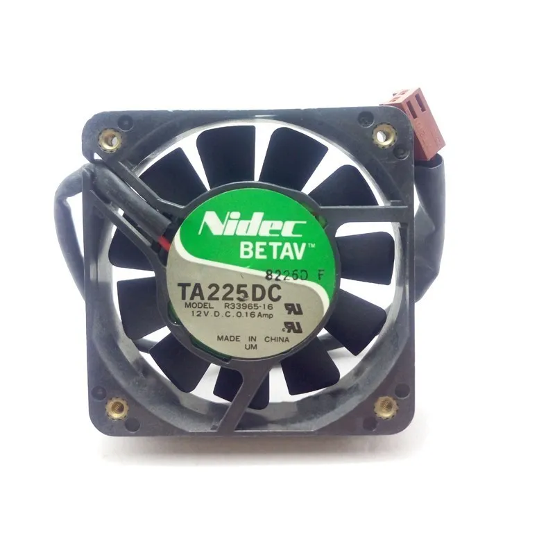 Original NIDEC 6015 DC 12V 0.16A 2-Lines R33965-16 6CM 60*60*15mm Double Ball Cooling Fan | Компьютеры и офис