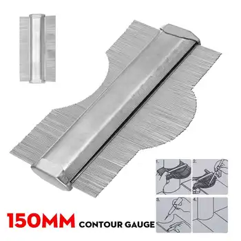 

2019 NEW 150MM Contours Measuring Rule Irregular Contours Measurement Drawing Gauge Woodworking Measurement Profile Copy Tool