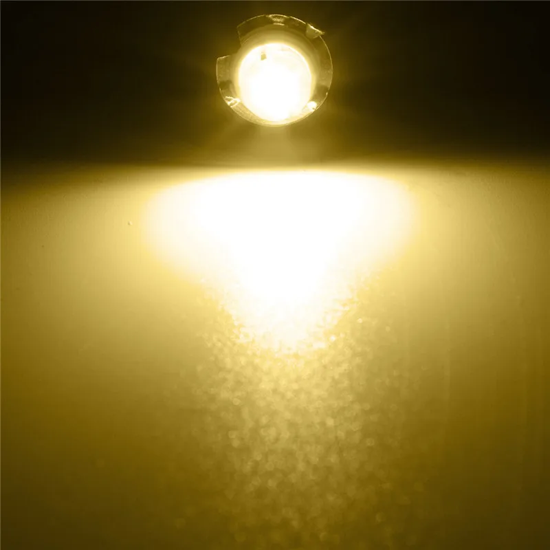 Светодиодная лампочка DC3V 6V P13.5S PR2 0,5 W, светодиодная теплая белая лампа для фонарика, сменная лампочка, лампа для работы, 60-100Lumen
