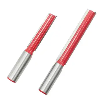 

Woodworking Milling Cutter Lengthen Straight Blade Alloy Router Bit Cutter