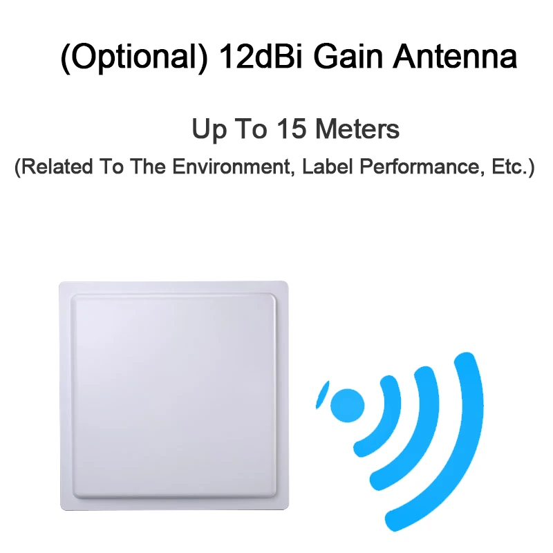 UHF RFID считыватель доступа Управление 15 м Long Range 12dbi для парковки решения RS232/485 с