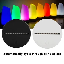 СВЕТОДИОДНЫЙ Светильник-ночник с сенсорным управлением, 3 Вт, 5 В, USB светодиодный настольный светильник для декора, подарки для детей