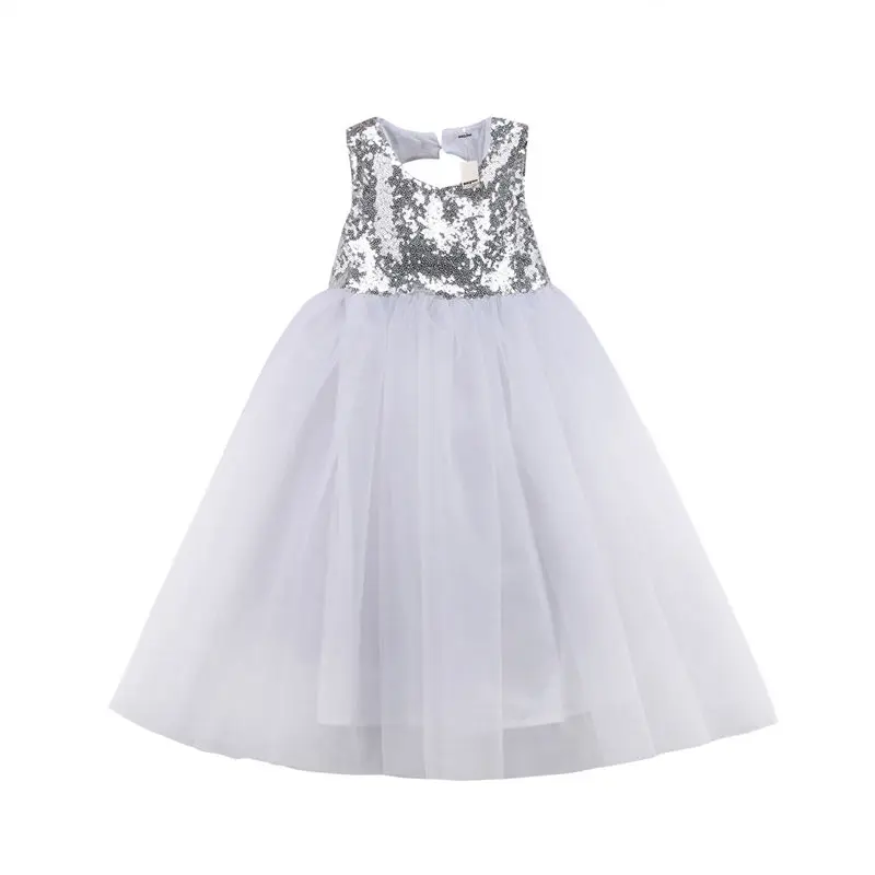 Emmababy платья подружки невесты для девочек; Модные Повседневные Удобные праздничные платья принцессы с блестками для маленьких девочек