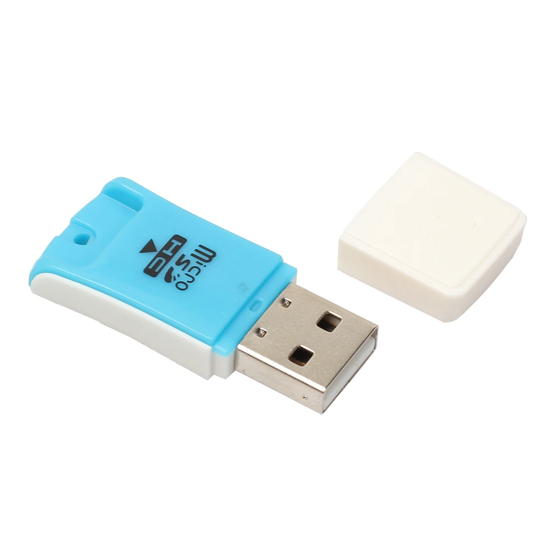 

Slim Mini Usb 2.0 Micro- Sd Tf Memory Card Reader Writer Adapter For Pc Laptop Computer Lector De Tarjetas Blue