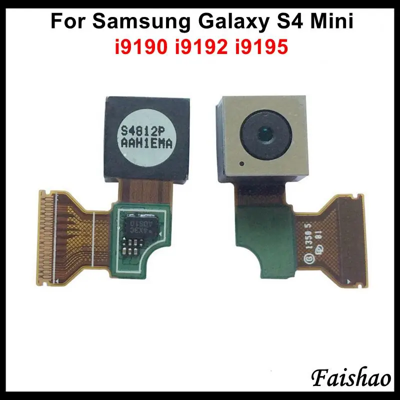 

FaiShao New Big Main Back Rear Camera Module with Flex Cable For Samsung Galaxy S4 mini i9190 i9192 i9195 Replacement