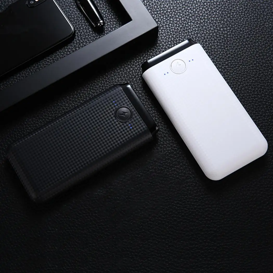 6x18650 Powerbank Чехол Двойной порты usb DIY батарея хранения type C Micro USB вход