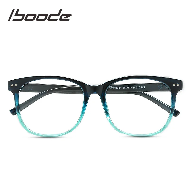 

iboode Spectacles Frame Square Glasses Frame Clear Lens Women Hipster Eyewear Optical Frames Myopia Nerd Eyeglasses Frame